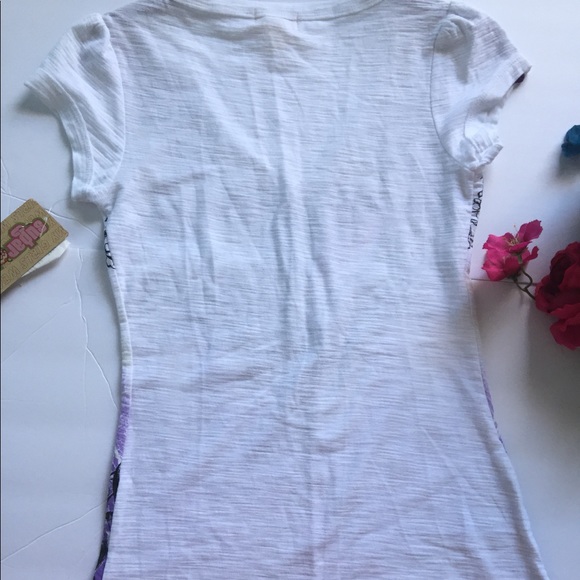 💥BNWT! SUGAR TART White Embellished Top Stretchy. - Picture 7 of 8